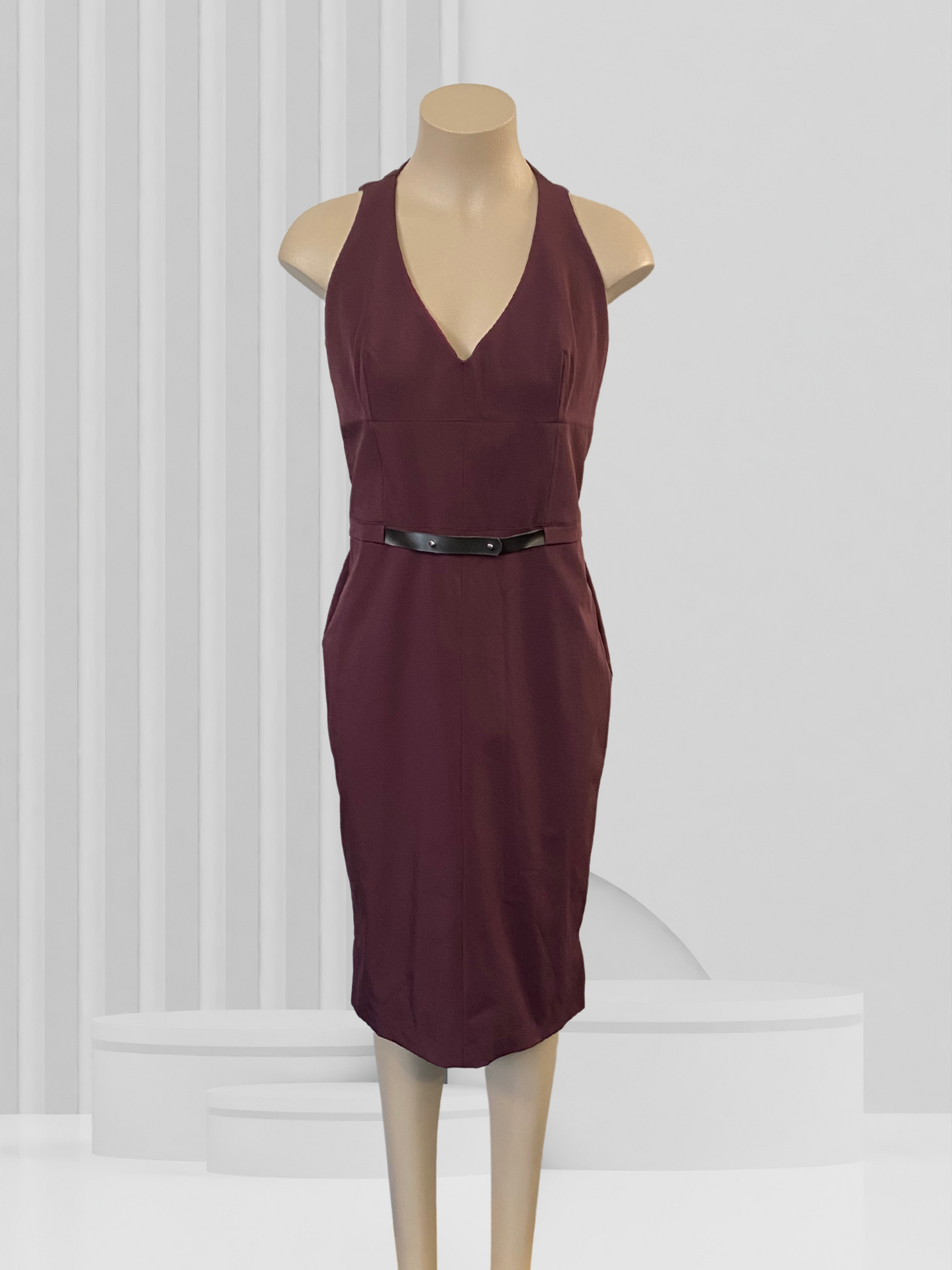 MNG Burgundy Dress Size 14