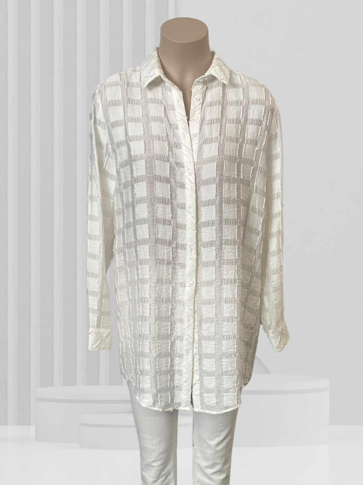 MARILYN SEYB White Top Size 14?