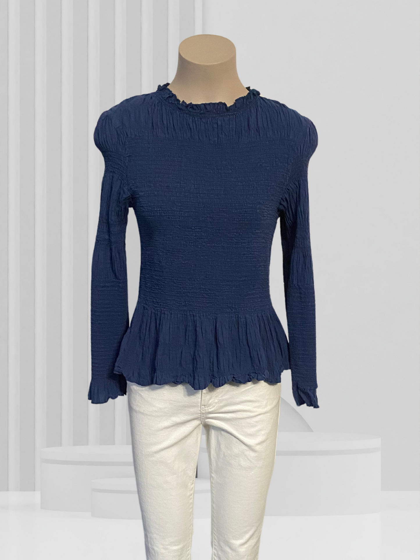 ZAFINA Blue Top Size 12