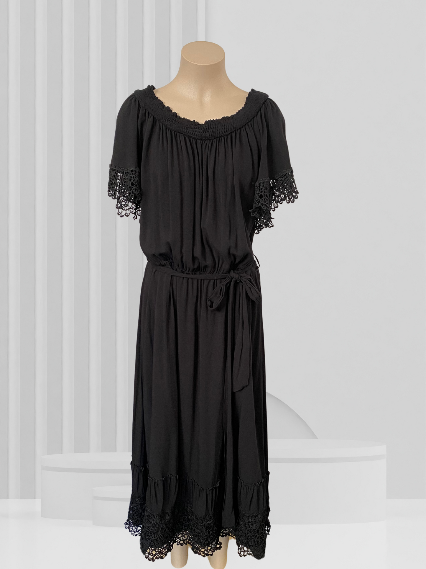 CITY CHIC Black Dress Size S