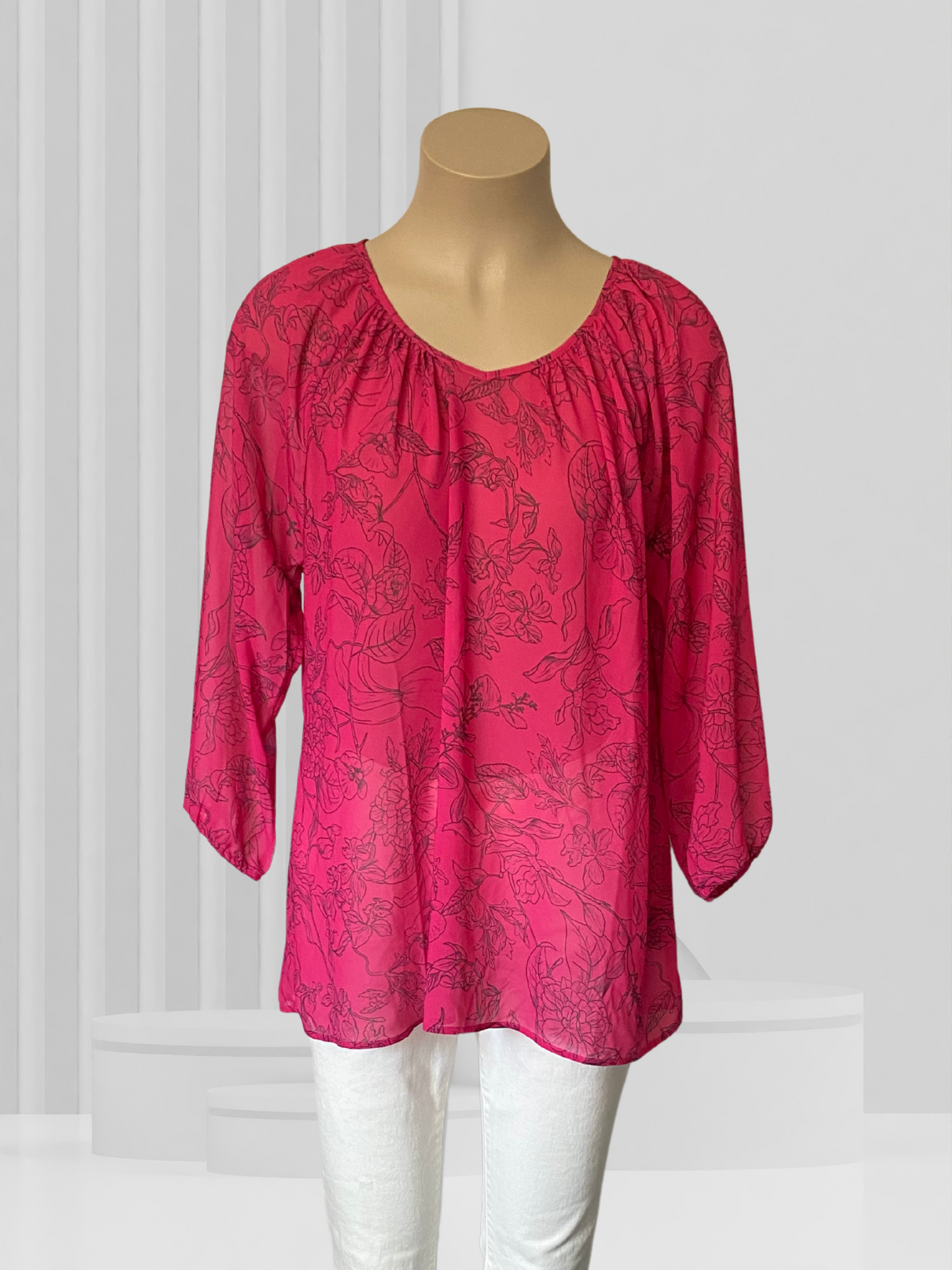 MEMO Pink Top Size 14