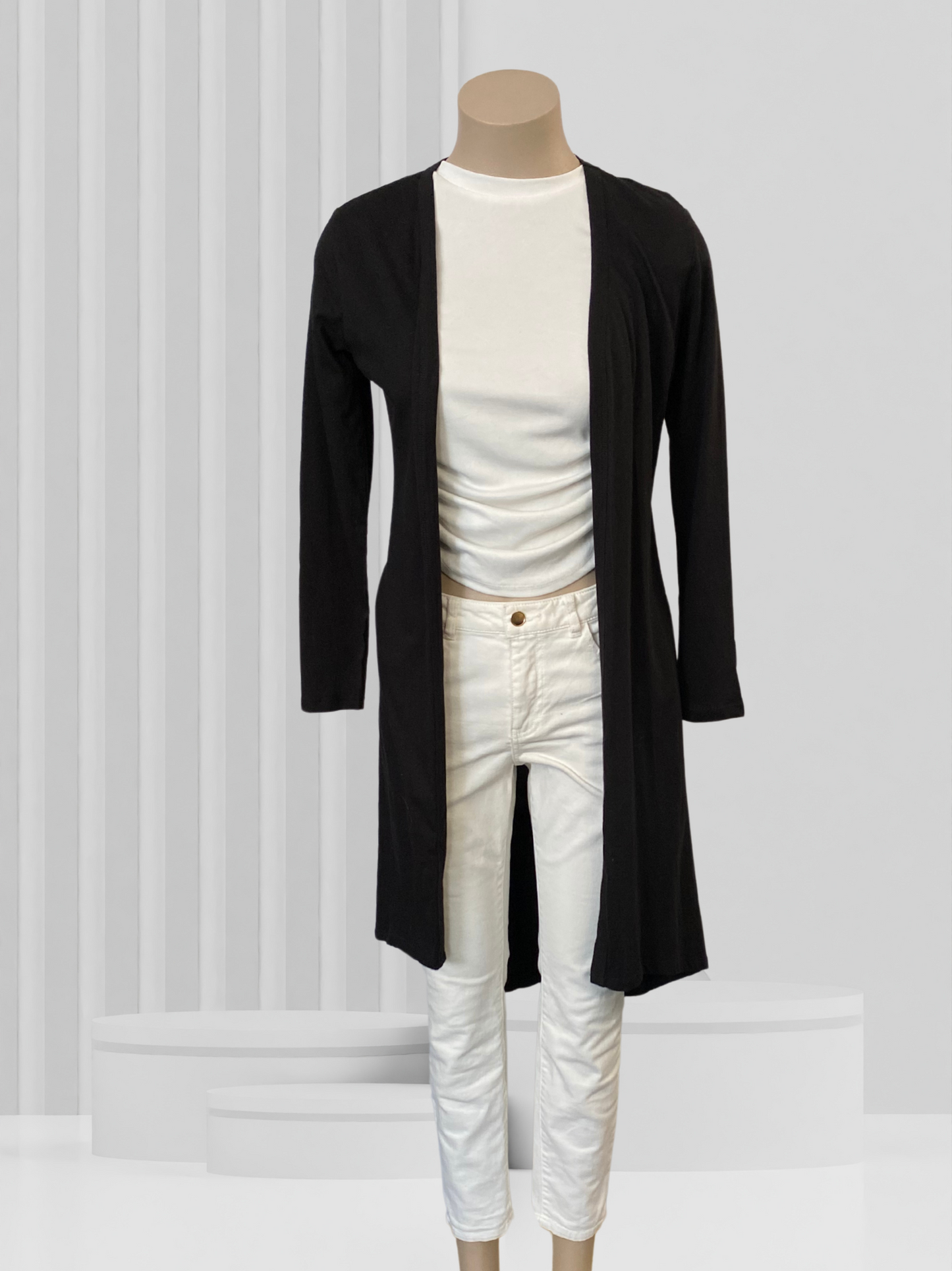 BETTY BASICS Black Cardigan Size 6 - BNWT