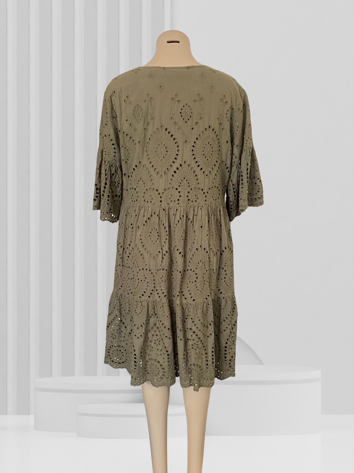 SOUL SPARROW Green Dress Size L