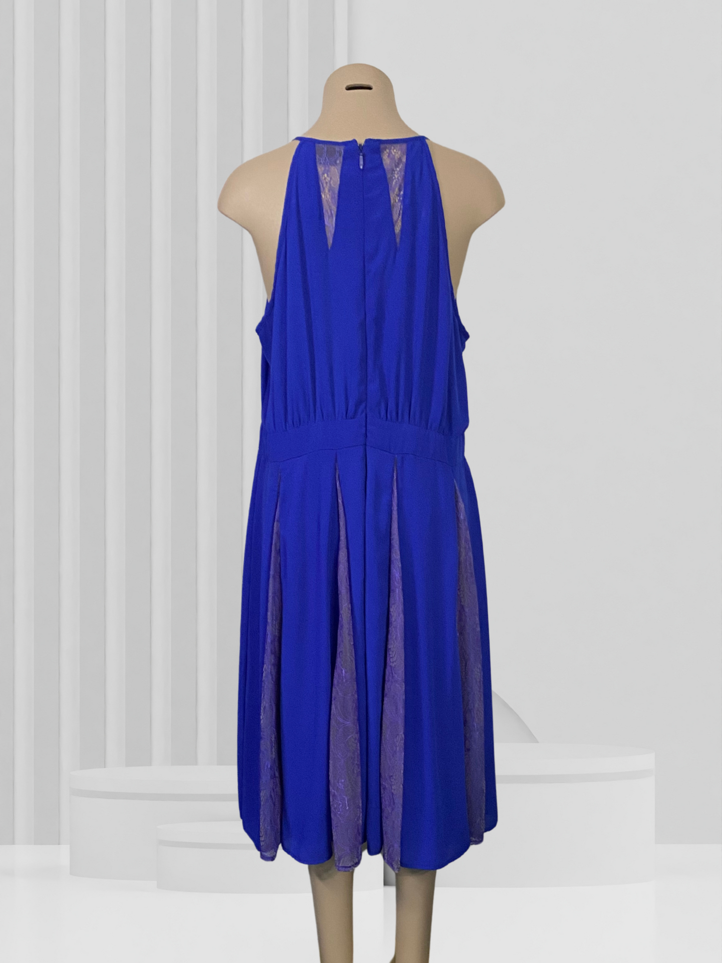 CITY CHIC Blue Dress Size S