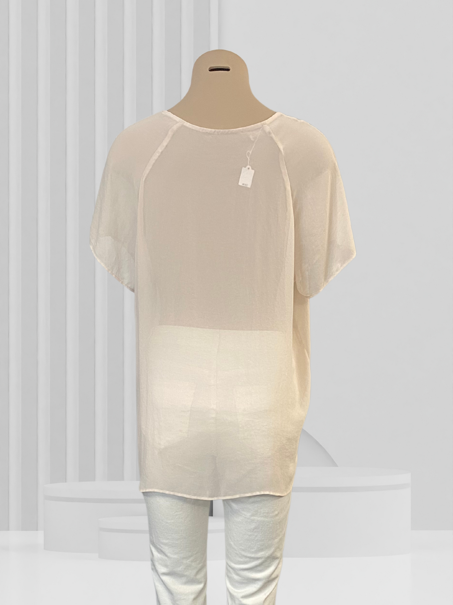 RICOCHET Cream Top Size 14