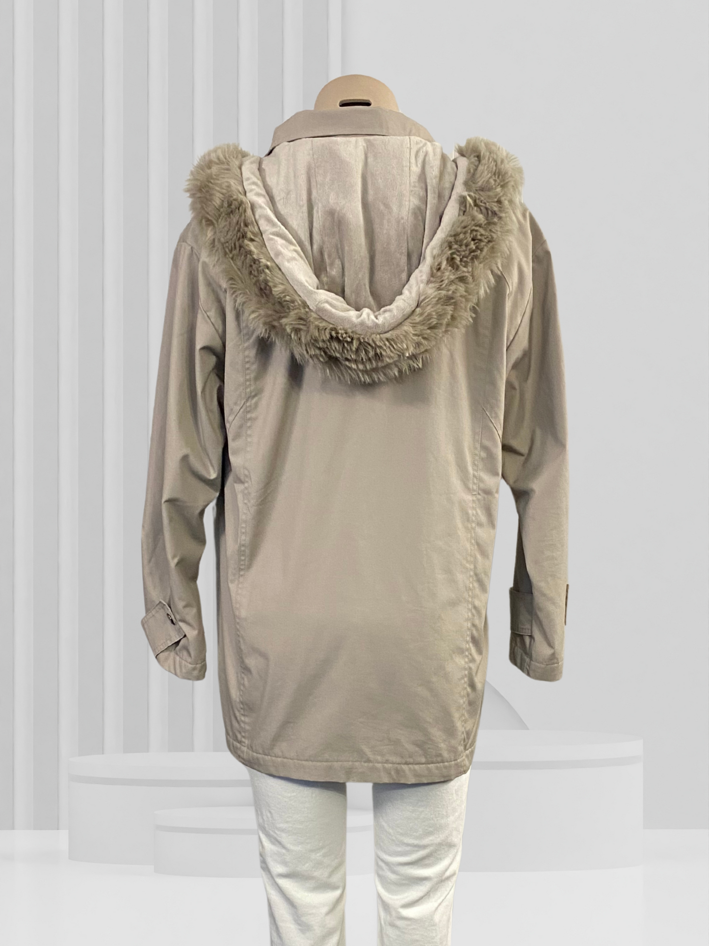 BLACK PEPPER Grey Coat Size 10