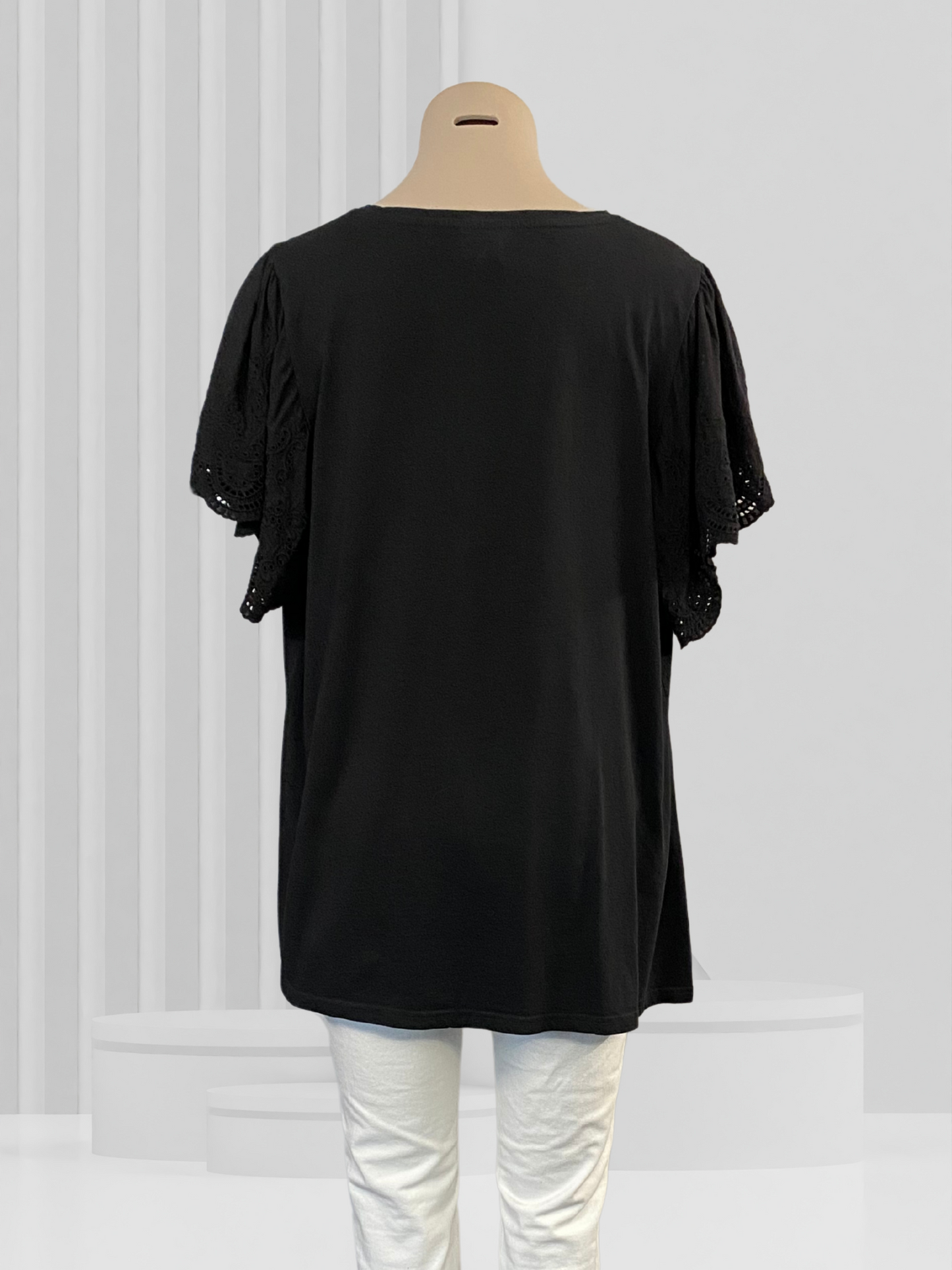 CITY CHIC Black Top Size L