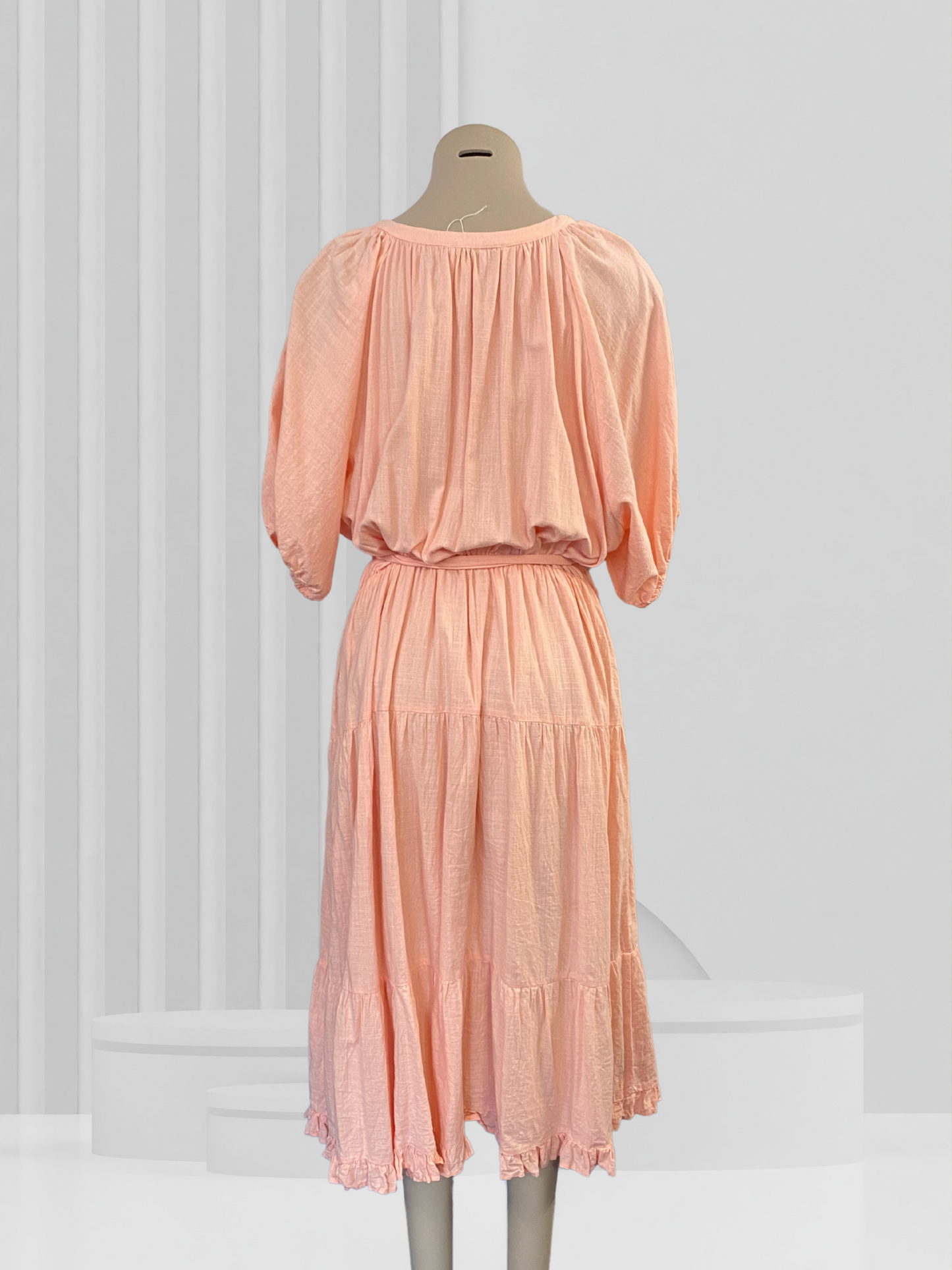 ATMOS & HERE Peach Dress Size 22