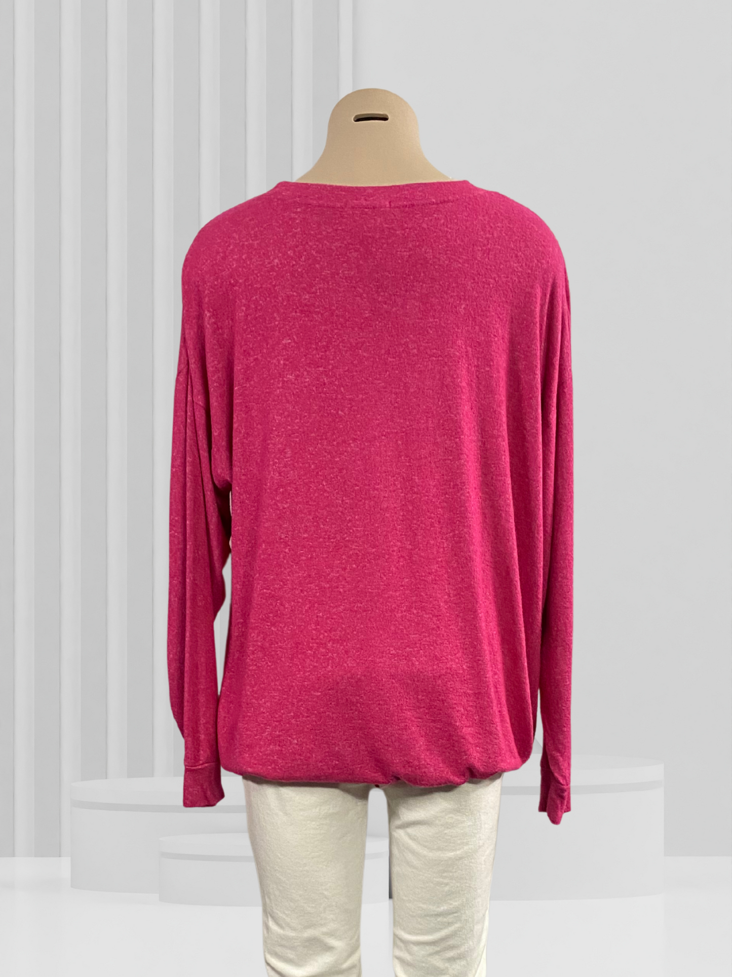 STUDIO CURVE Pink Top Size XL