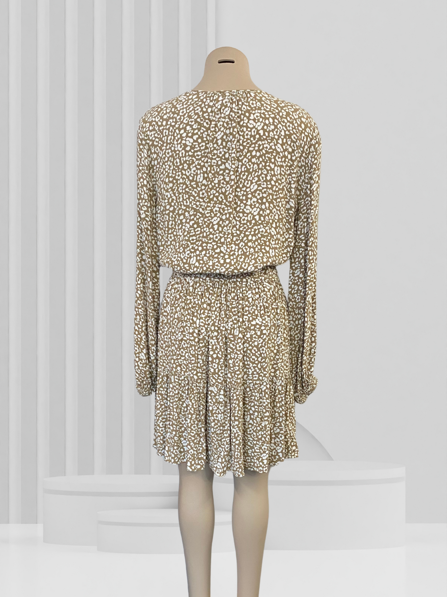 WITCHERY Beige Dress Size 16