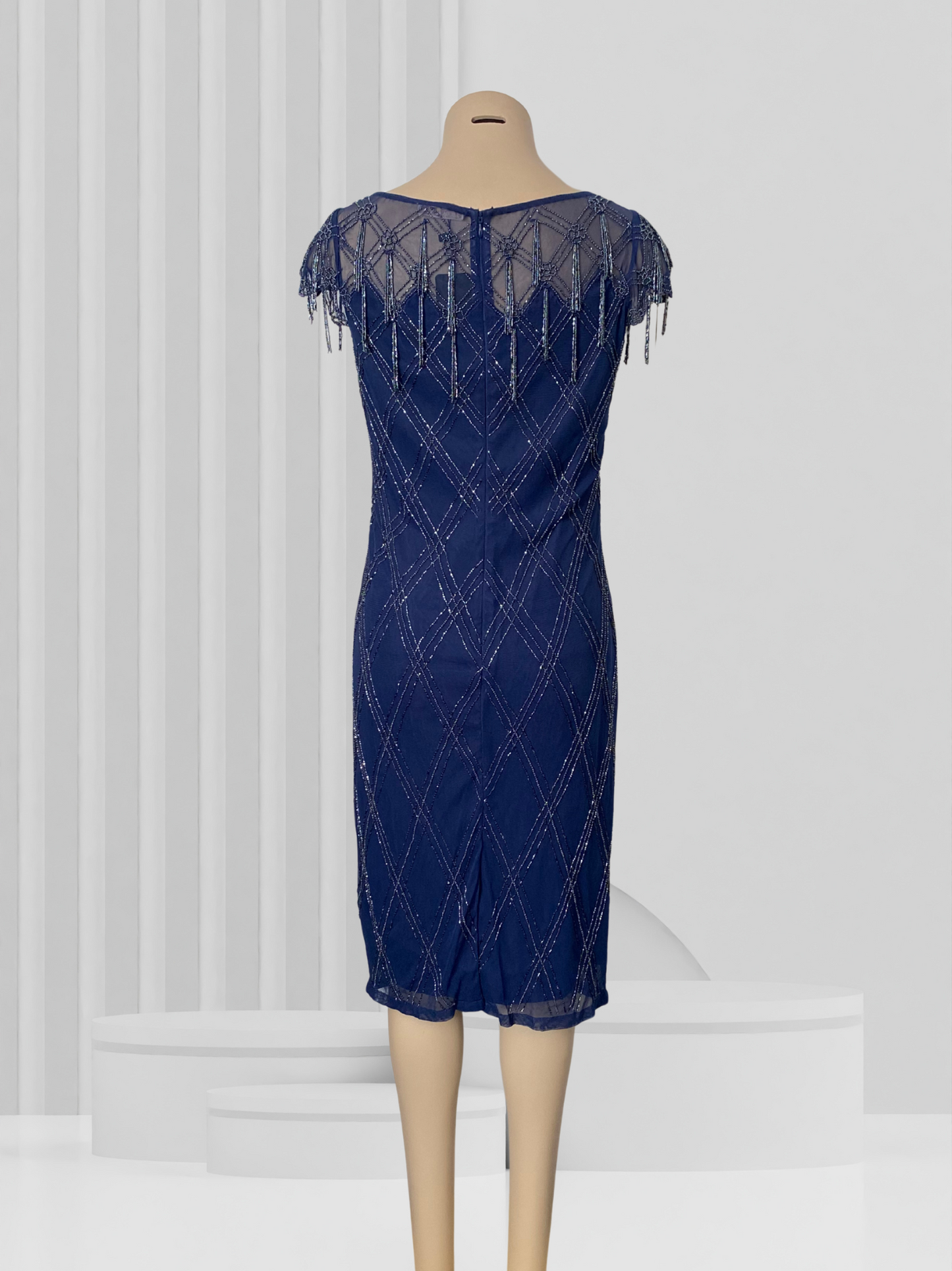 JACQUES VERT Navy Dress Size 8