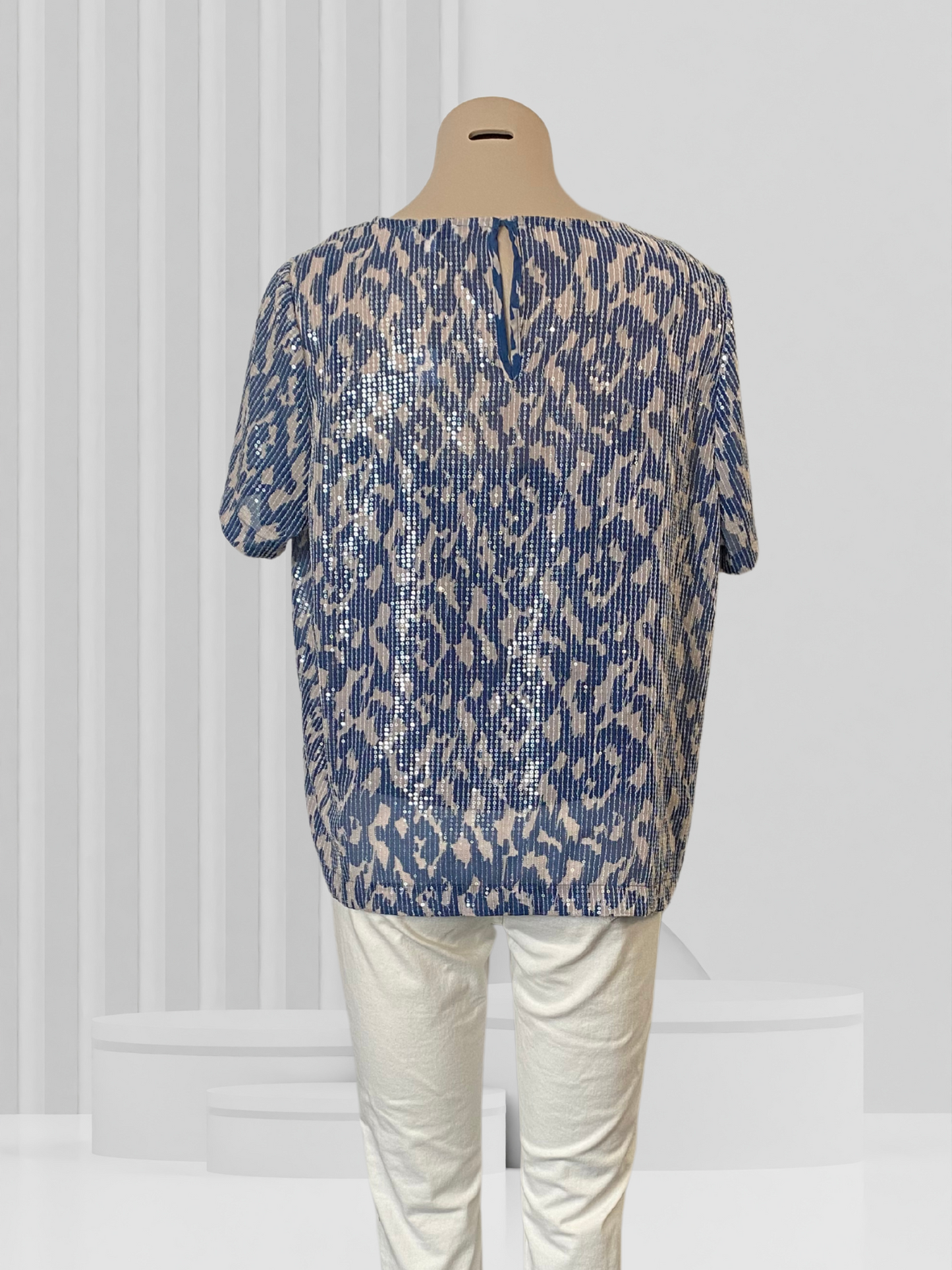 JIGSAW Blue Top Size 16
