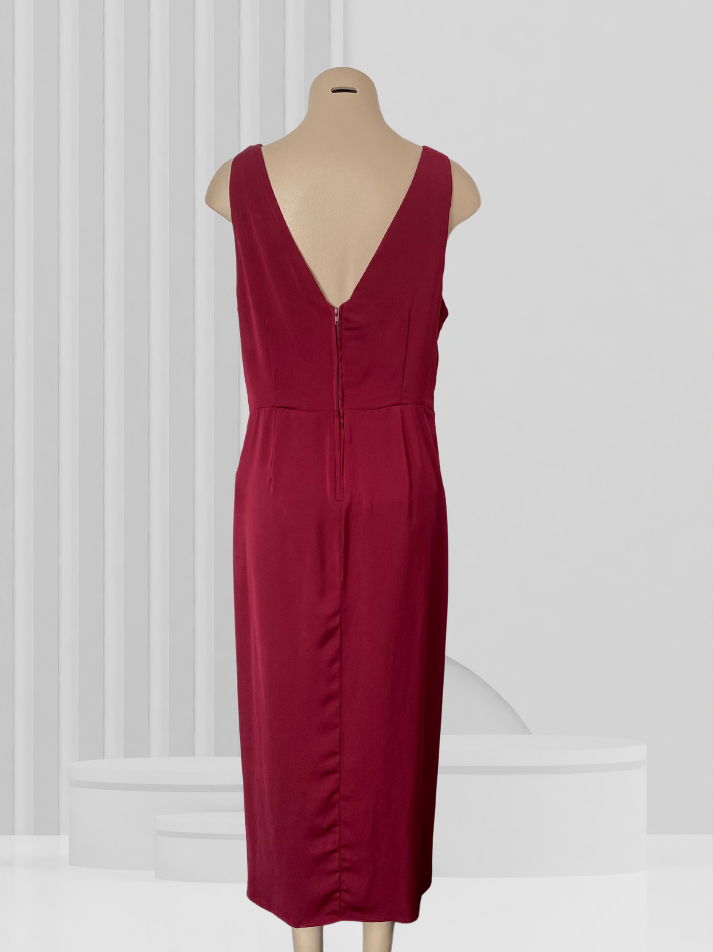 PAGANI Maroon Dress Size 14