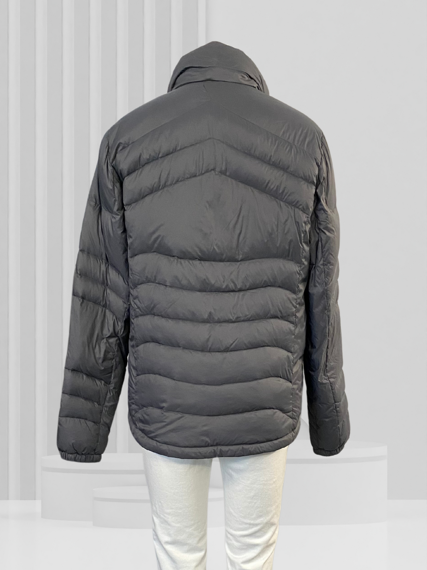 ABNER Grey Duck Down Jacket Size 14