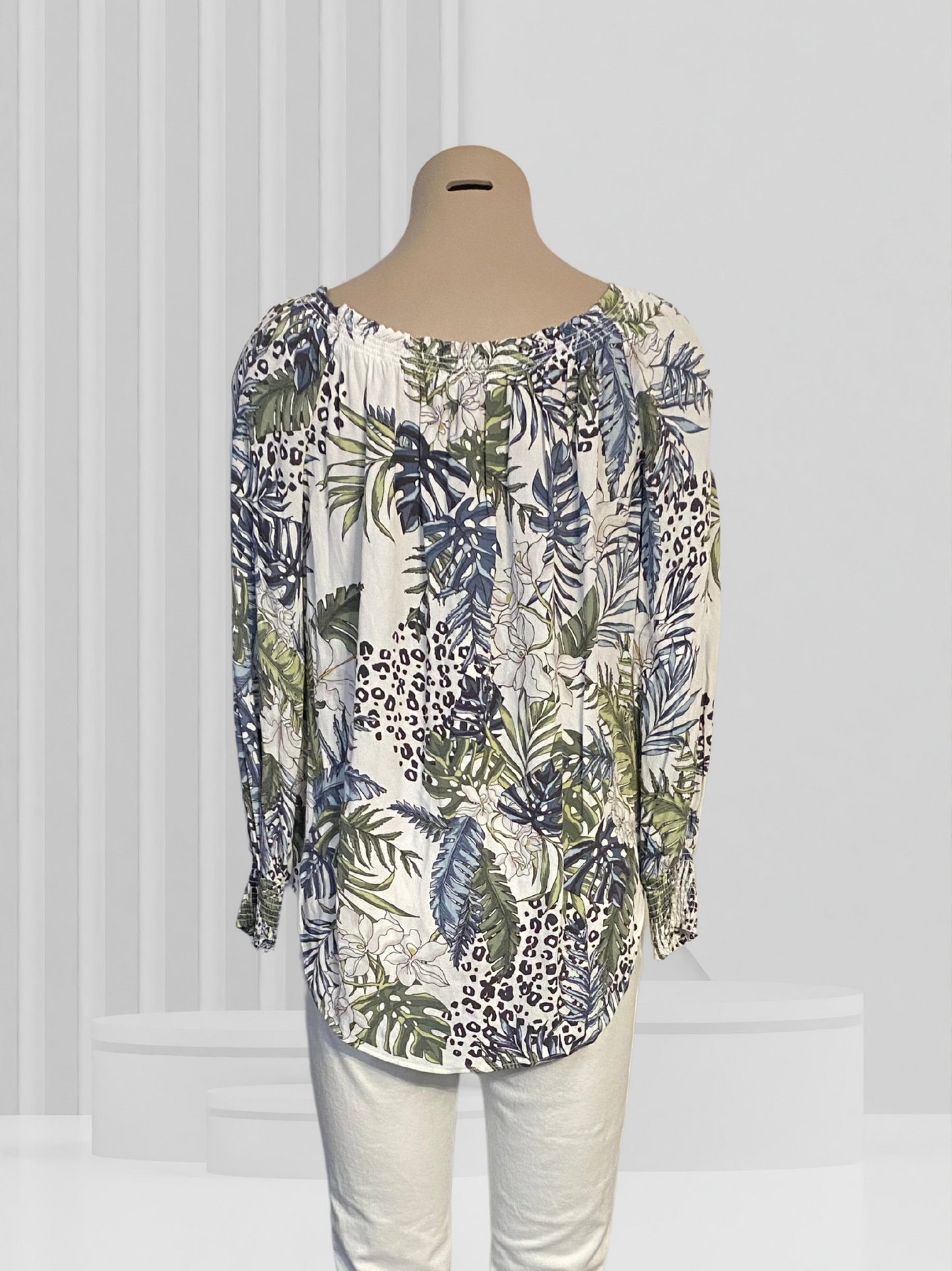 WITCHERY Jungle Print Top Size 10