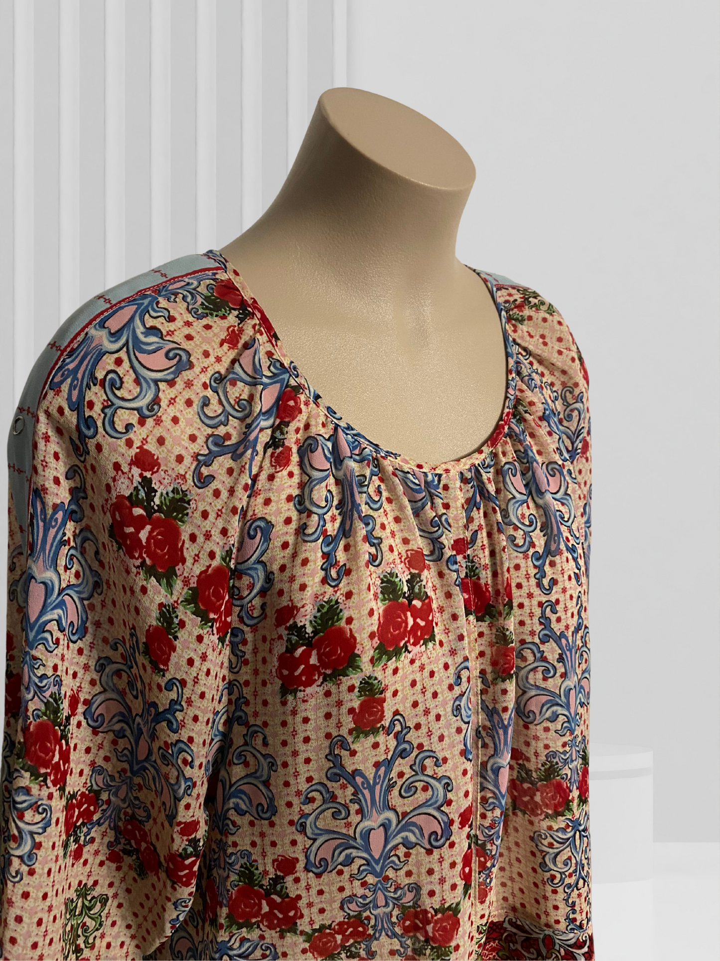 LIBERTINE Red Floral Top Size 14