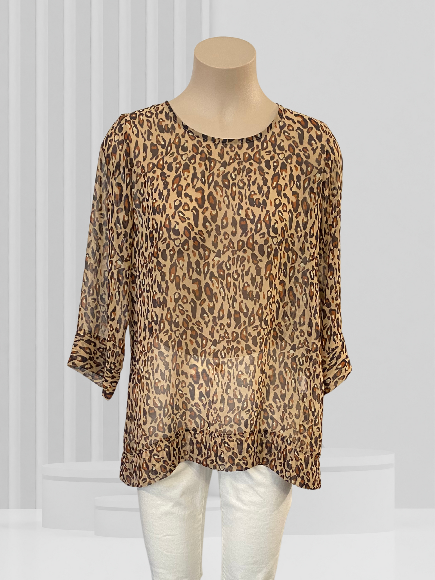 BITTERMOON Animal Print Top Size 10
