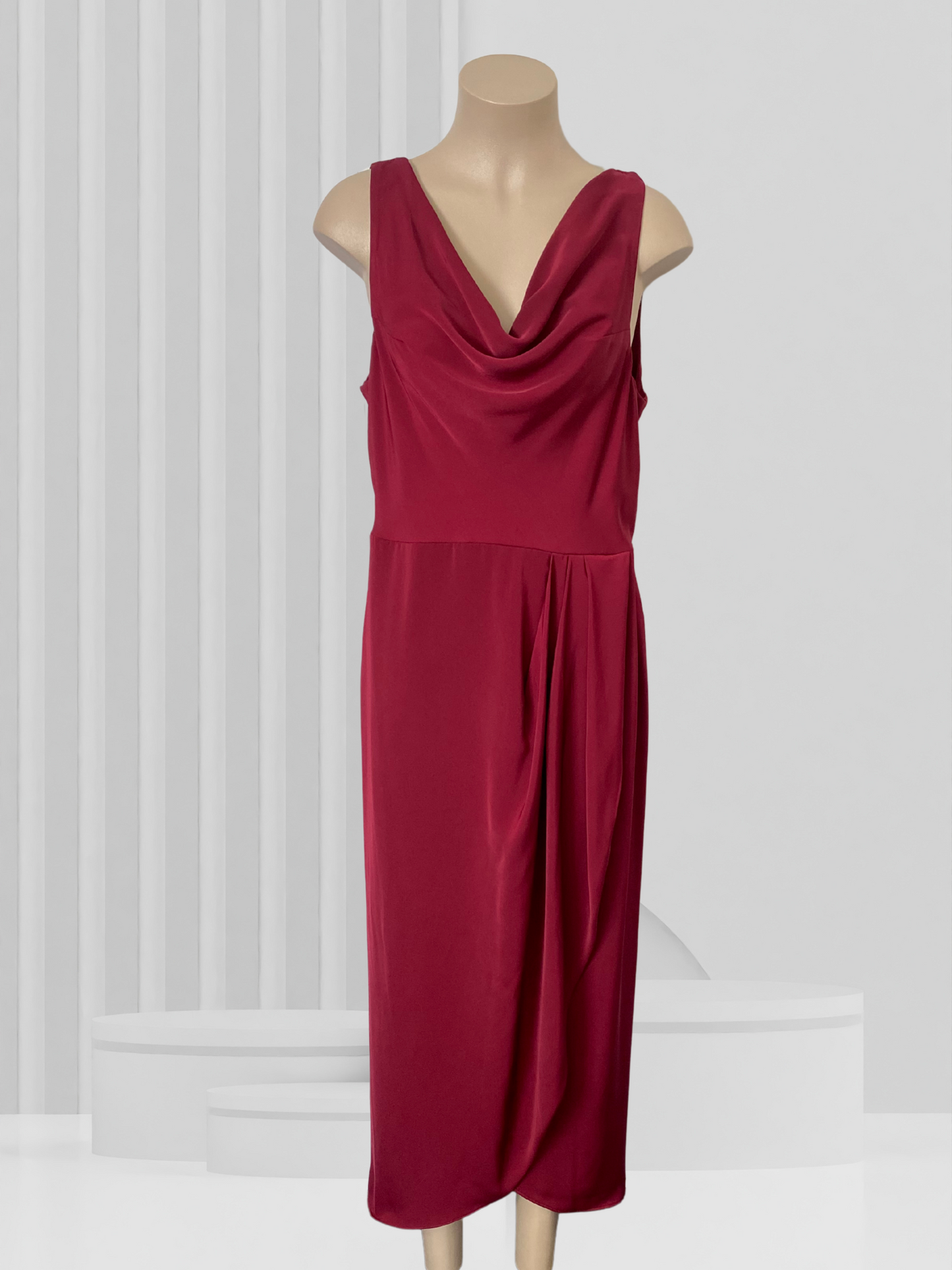 PAGANI Maroon Dress Size 14