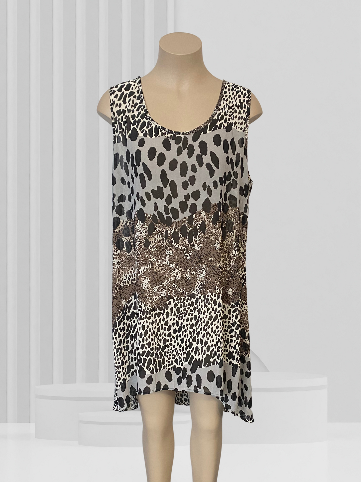 CLARITY Animal Print Dress Size 12