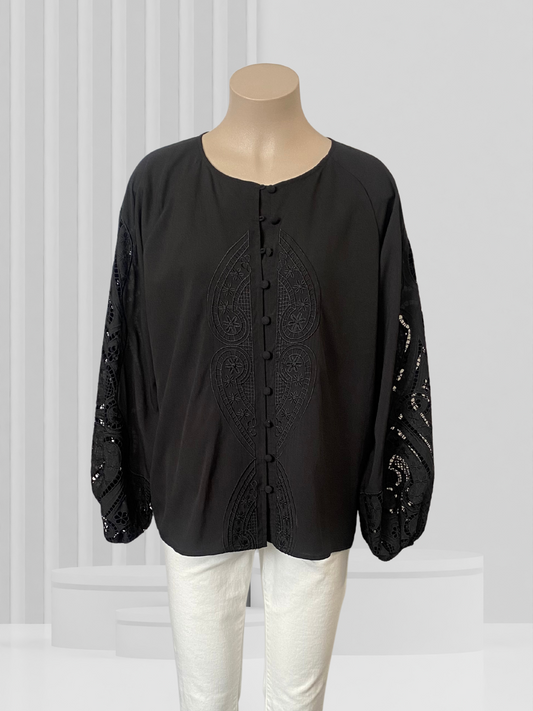 AMAYA Black Top Size 14