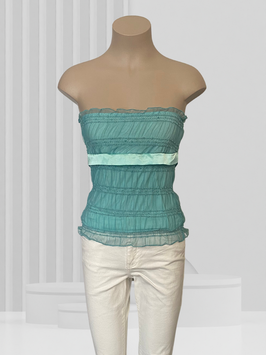 BARDOT Jade Green Top Size 12