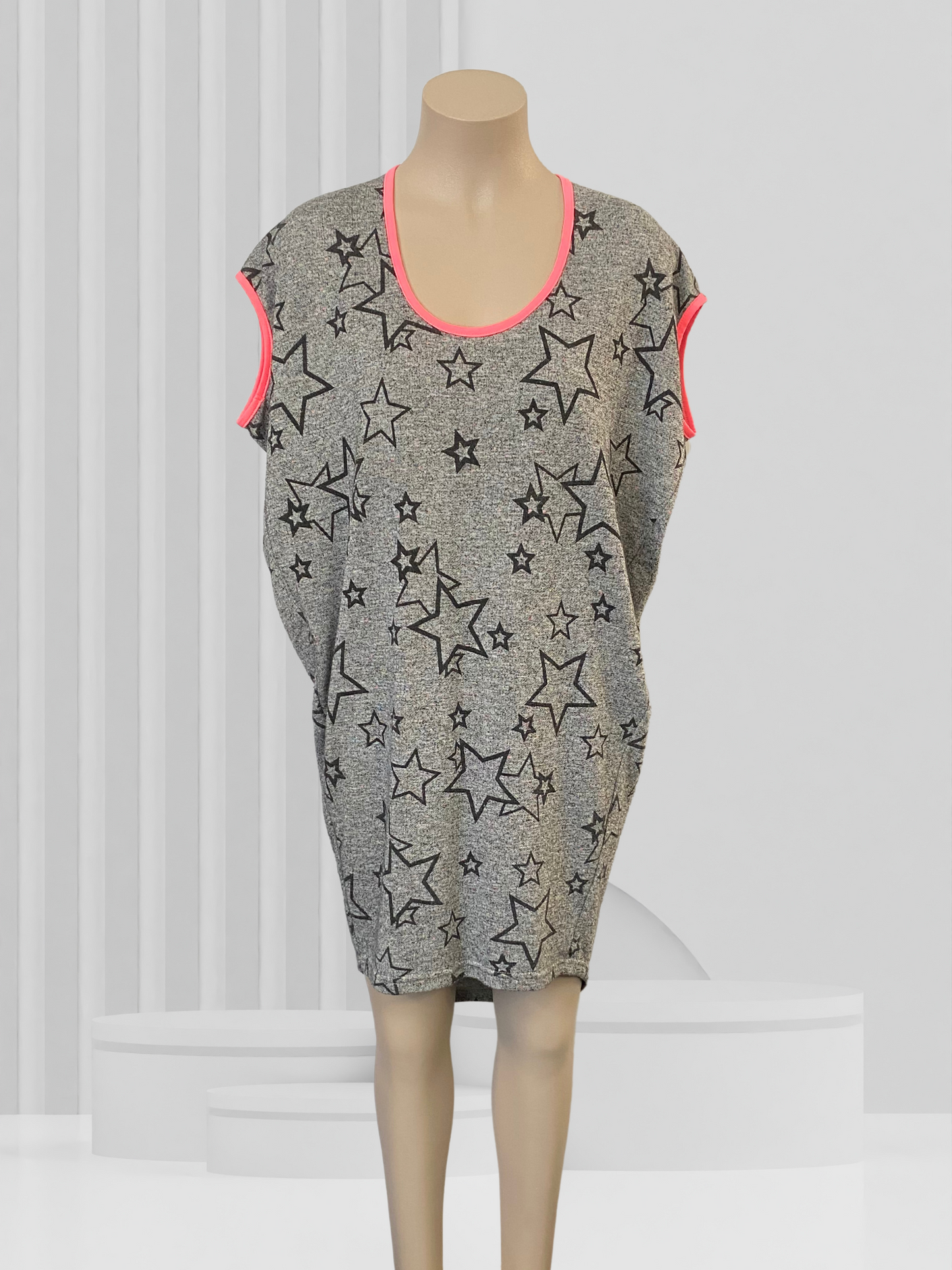 CHARLO Grey Dress Size 10