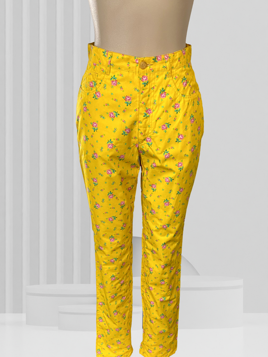 TOM & LIBER Yellow Pants Size 4 (10?)