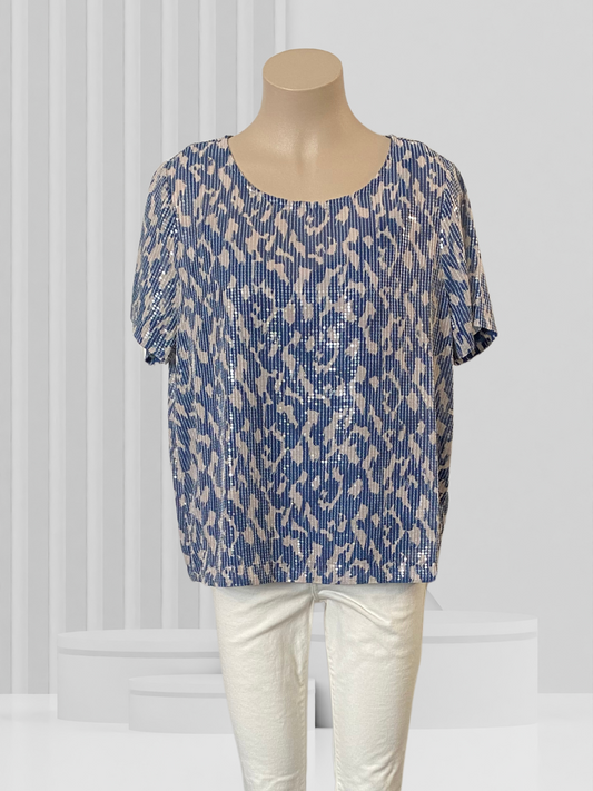 JIGSAW Blue Top Size 16