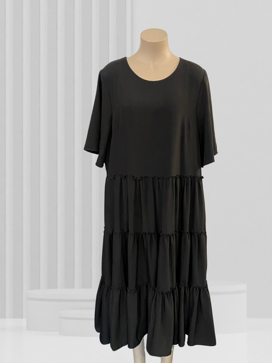 FRIDAY FLAMINGO Black Dress Size 4 (20)