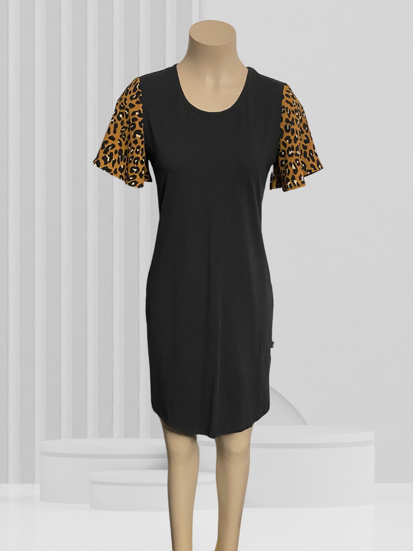 ADDISON Black Dress Size 8