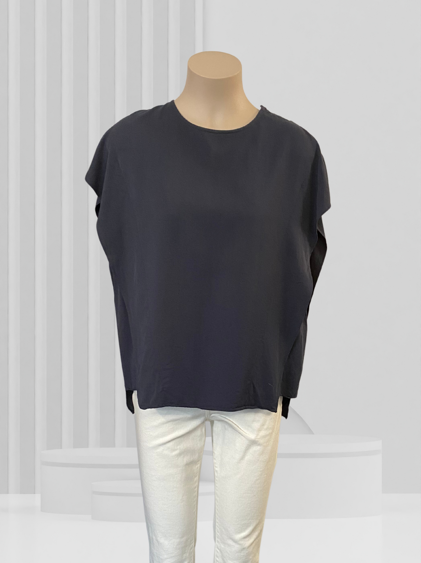 SANS & SANS Navy Top Size L