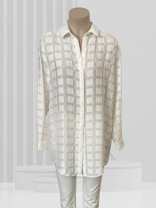 MARILYN SEYB White Top Size 14?