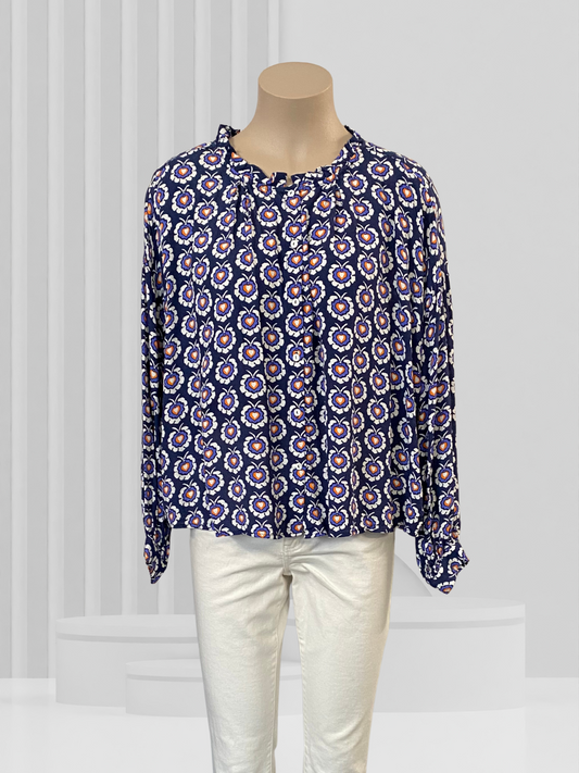 TUESDAY Navy Top Size 8
