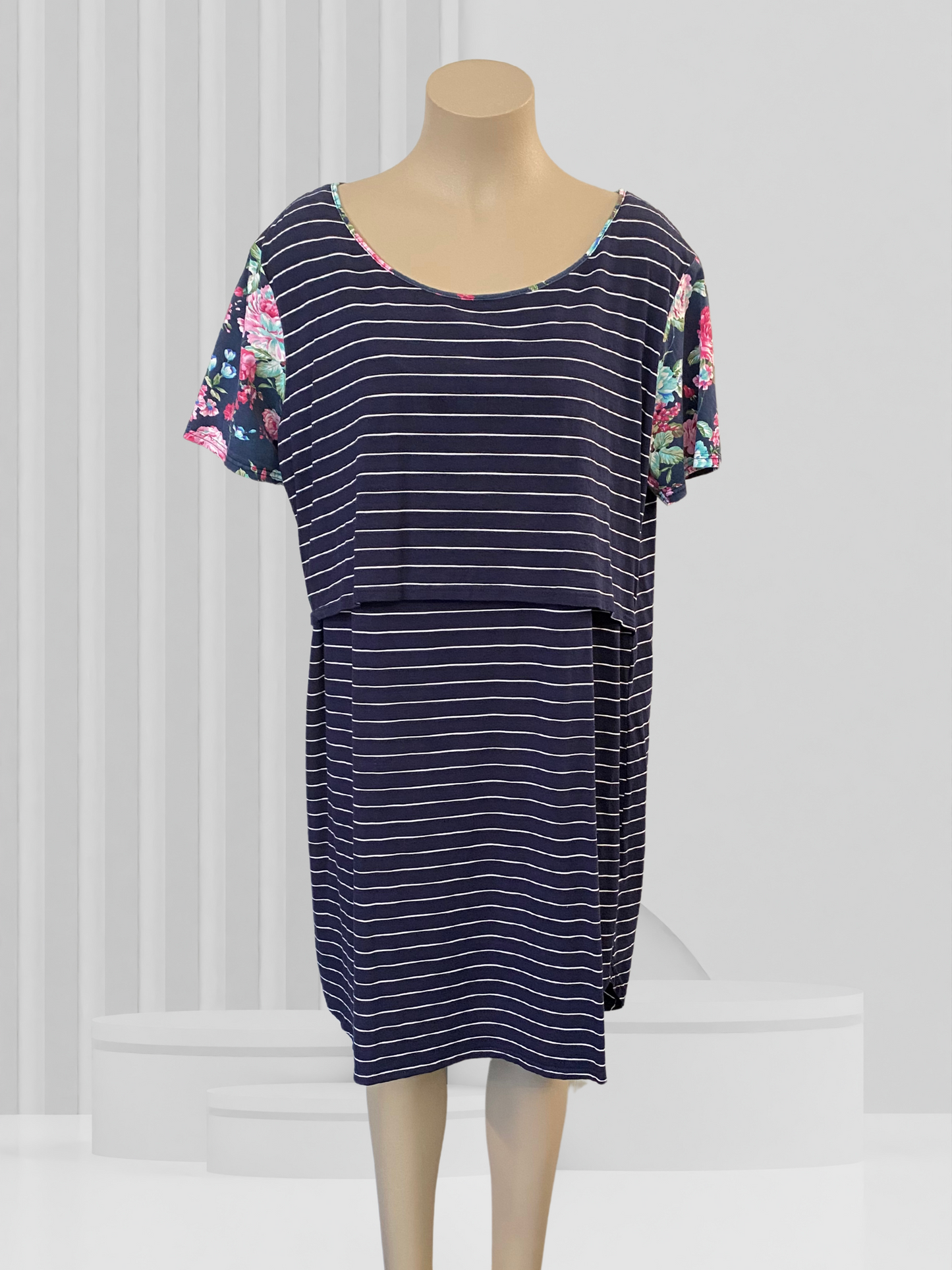 RUBY & RAIN Navy Dress Size M (20)