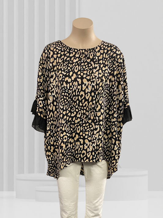 STELLA ROYAL Animal Print Top Size 2 (18)