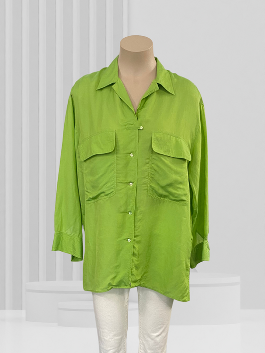 MASSIMO DUTTI Green Top Size S