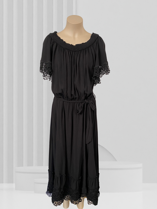 CITY CHIC Black Dress Size S