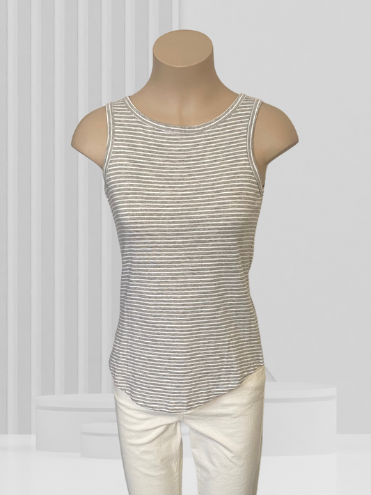 EMERGE Grey & White  Top Size 8 BNWT