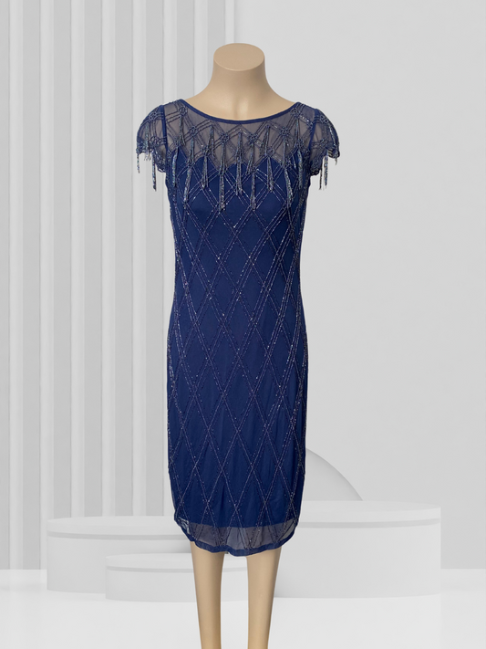 JACQUES VERT Navy Dress Size 8