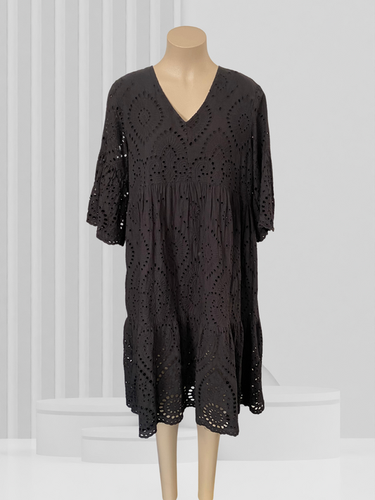 SOUL SPARROW Black Dress Size L
