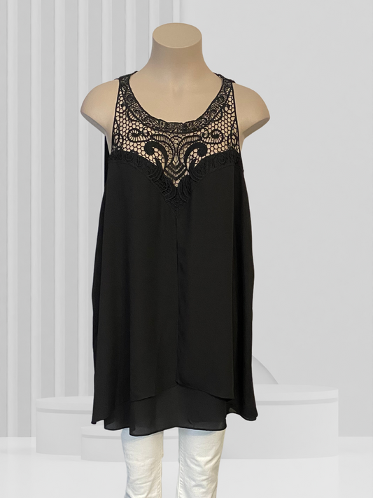 CITY CHIC Black Top Size L