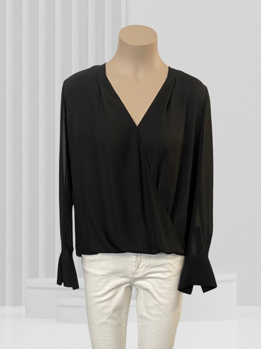 WITCHERY Black Top Size 8