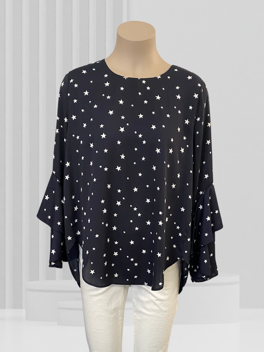 WITCHERY Black & White Top Size 10