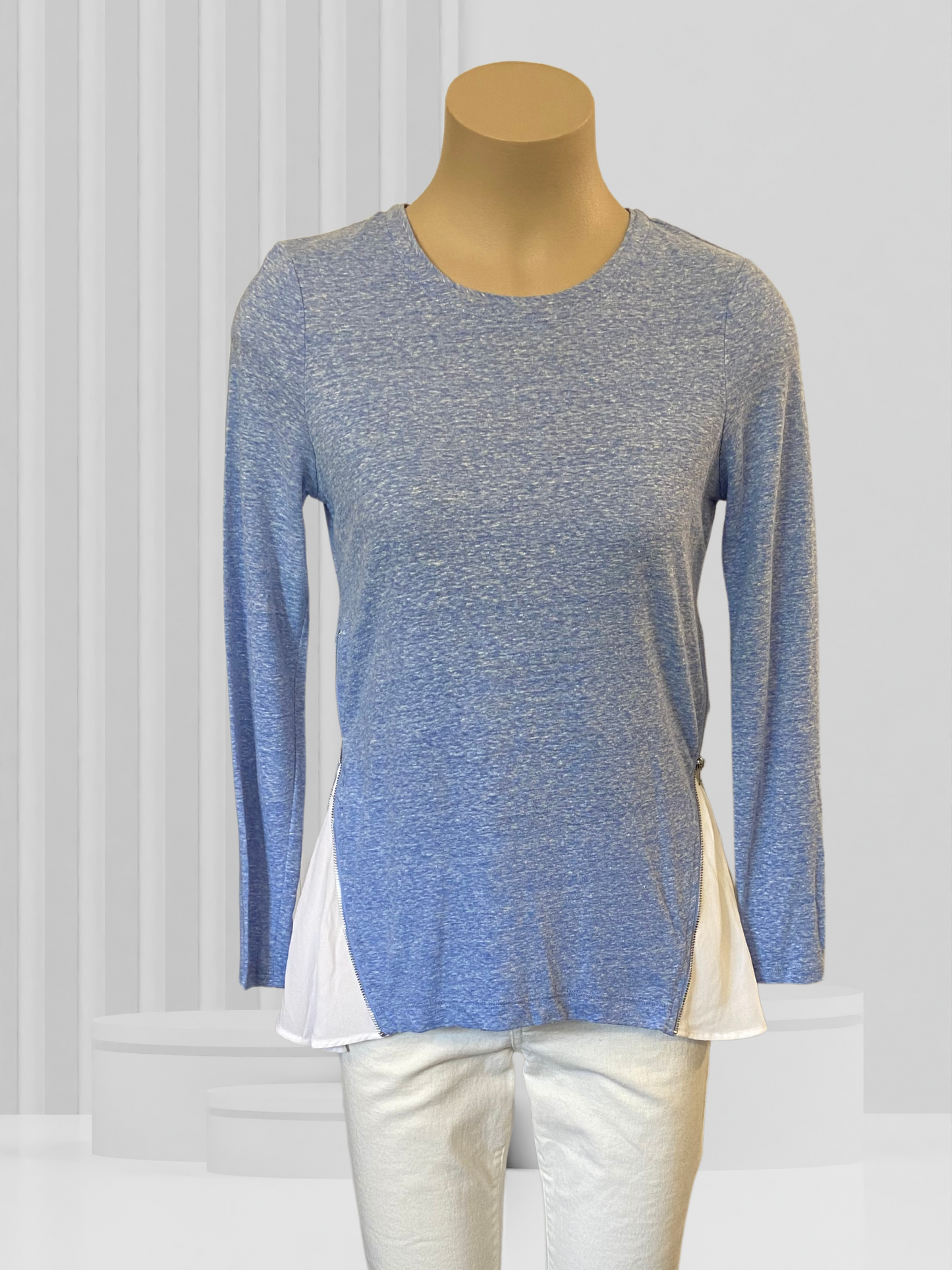 WITCHERY Blue Top Size 8