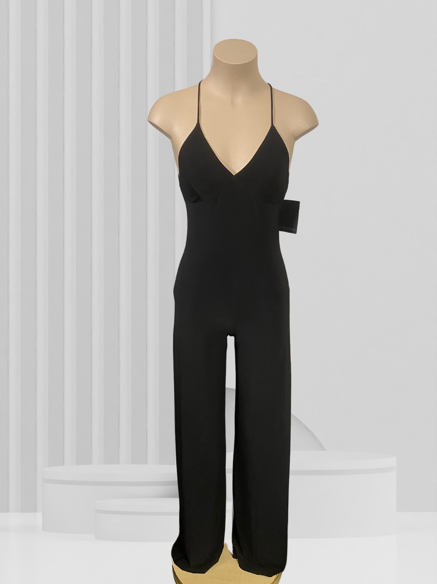 NORMA KAMALKI Black Jumpsuit Size S BNWT