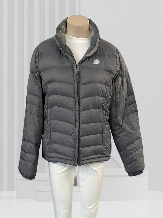 ABNER Grey Duck Down Jacket Size 14
