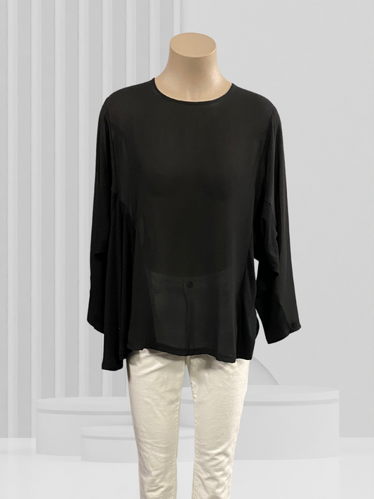 TWO BY TWO Black Top Size S/M