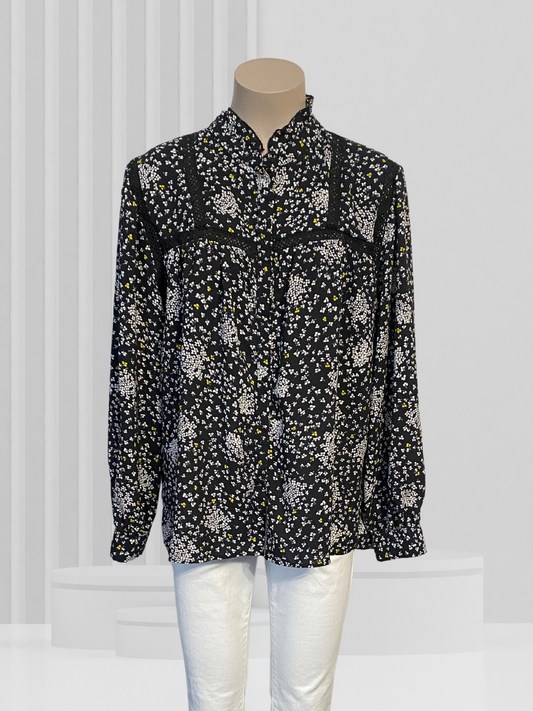 KETZ-KE Black & White Top Size 12