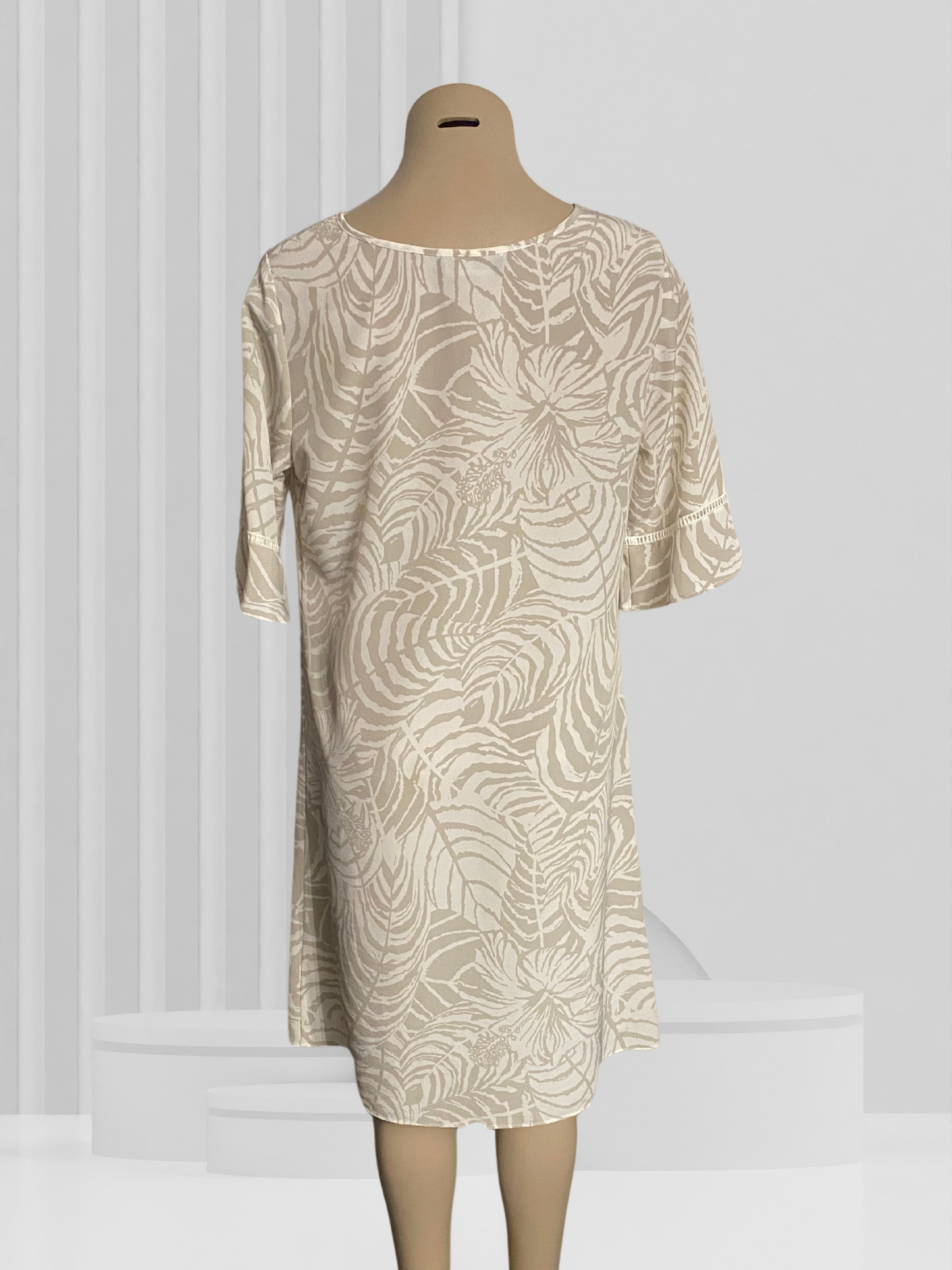 PHILOSOPHY Beige Dress Size 12