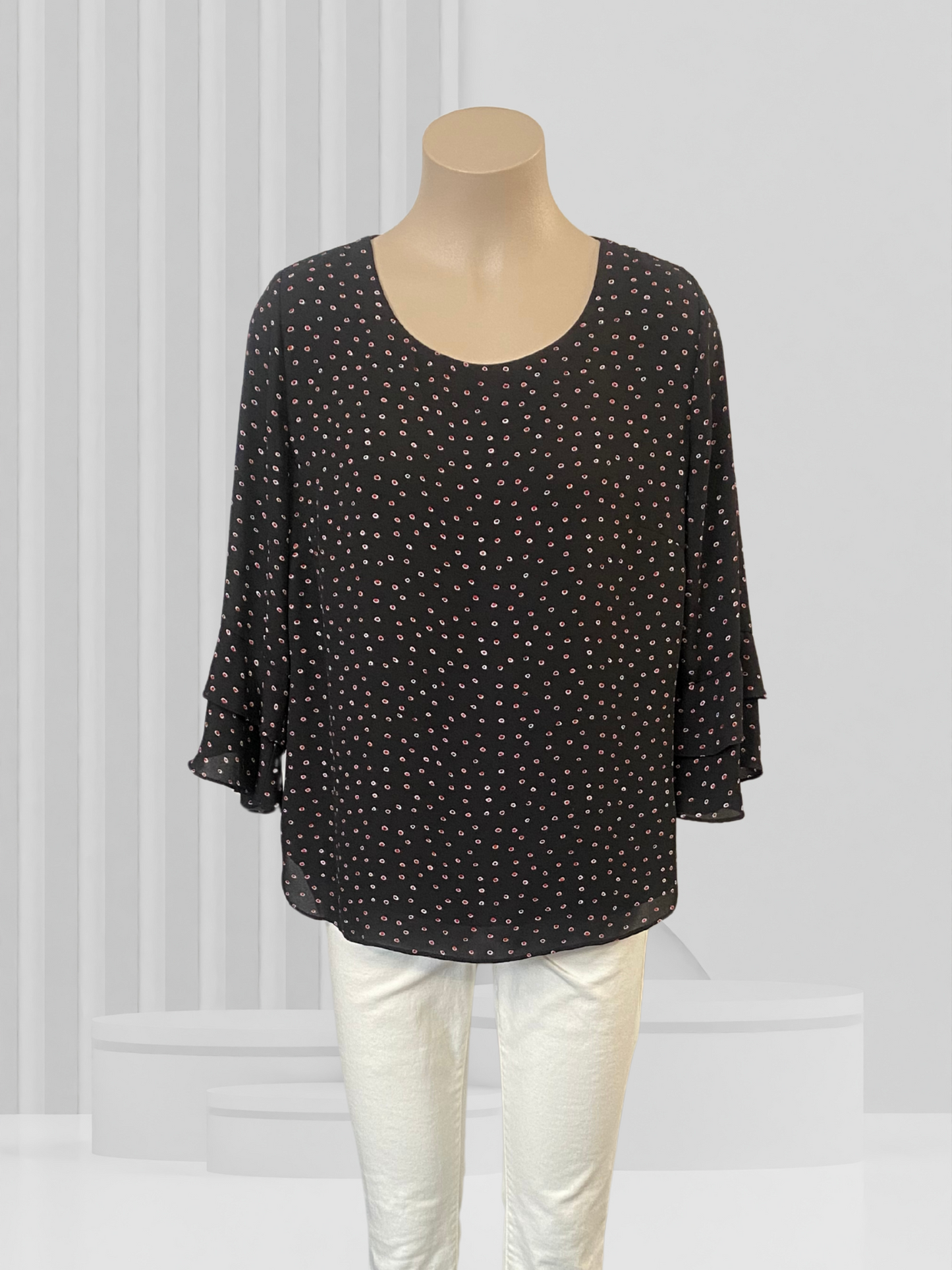 OLIVER BLACK Black Top Size 14